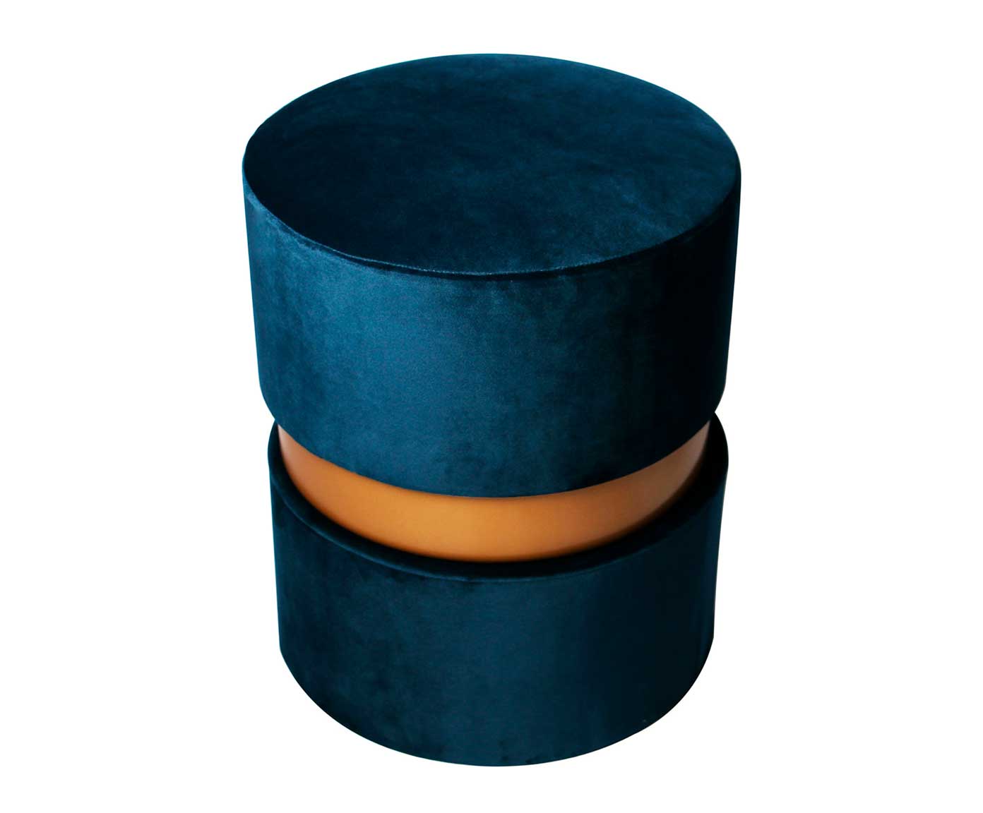 Puff Duo - Azul e Dourado - image 1