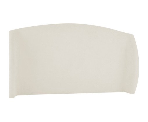 Cabeceira em Boucle Aveludado Smooth OffWhite image number 2