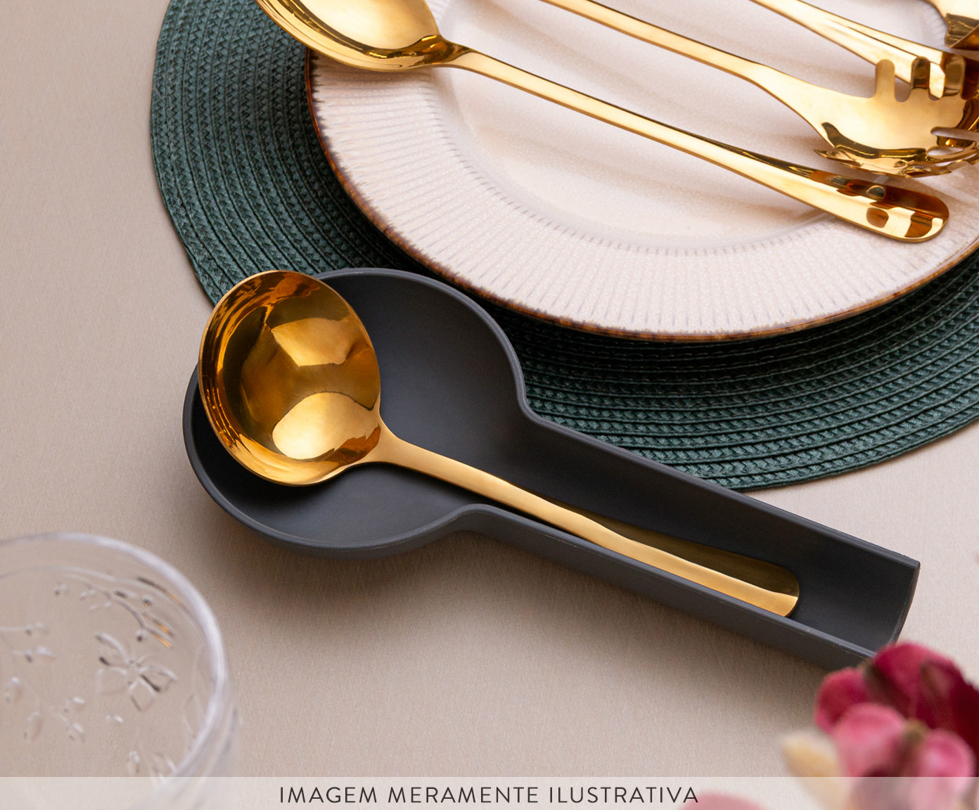 Concha em Inox Positano Dourada image number 4