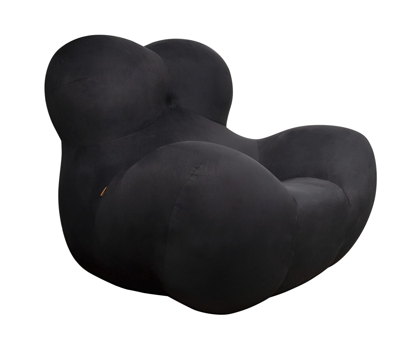 Poltrona com Pufe Femminile - Preto - image 1
