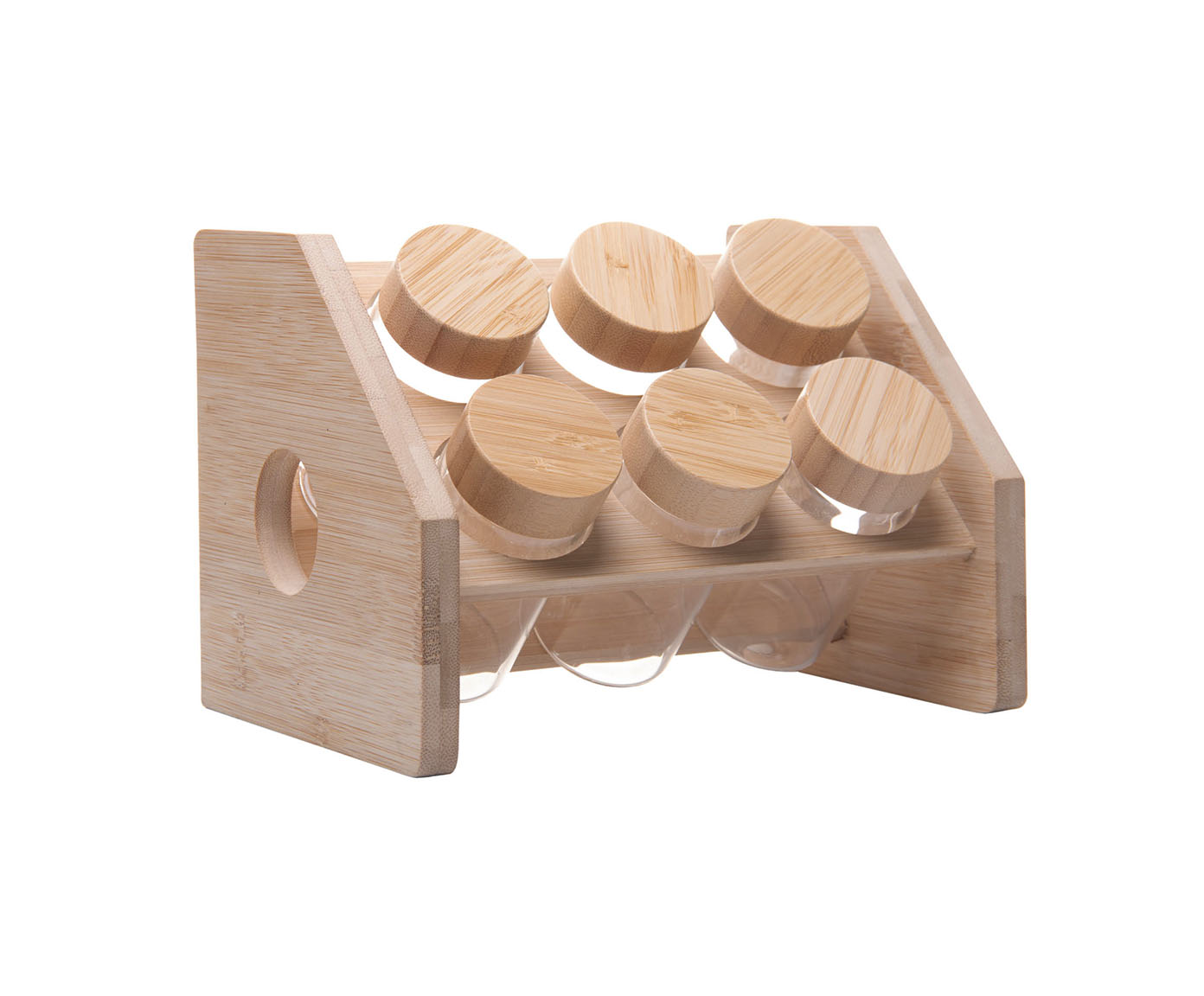 Jogo de Potes com Rack em Bambu Vl image number 2