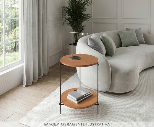 Mesa Lateral Agatha Castanho image number 2