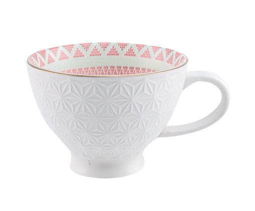 X&iacute;cara para Ch&aacute; em Porcelana Luck Rosa - image 0