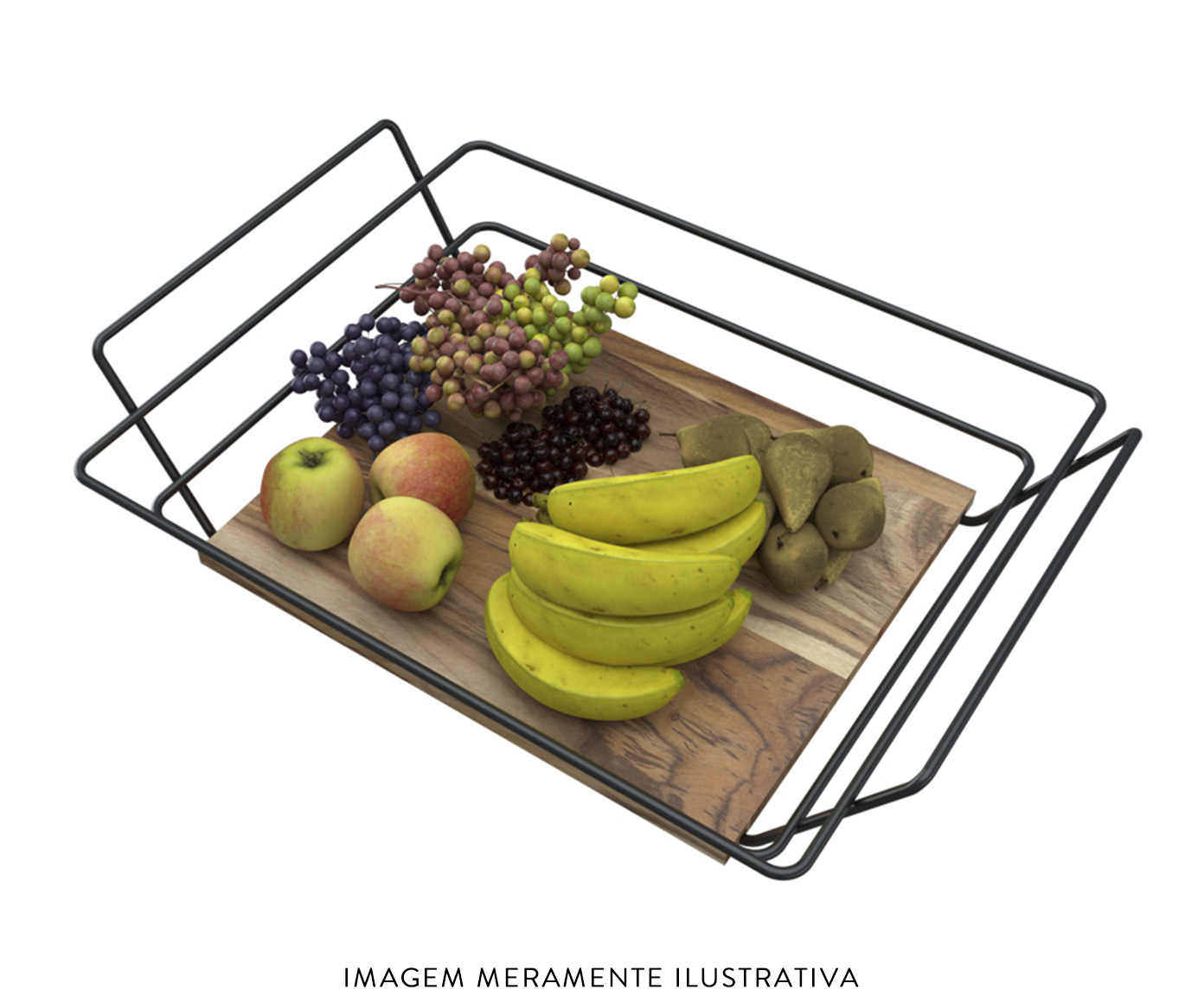 Fruteira Firmato Preta image number 0