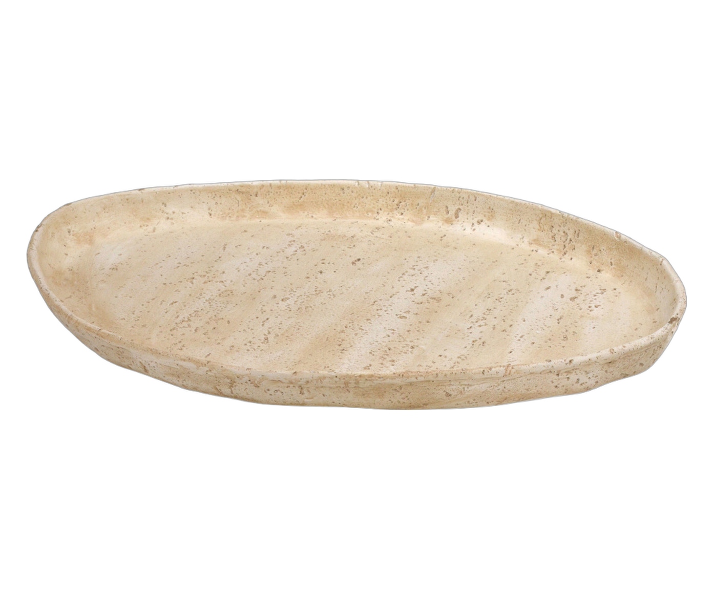 Bandeja Decorativa Bravon Bege e Branco - image 0