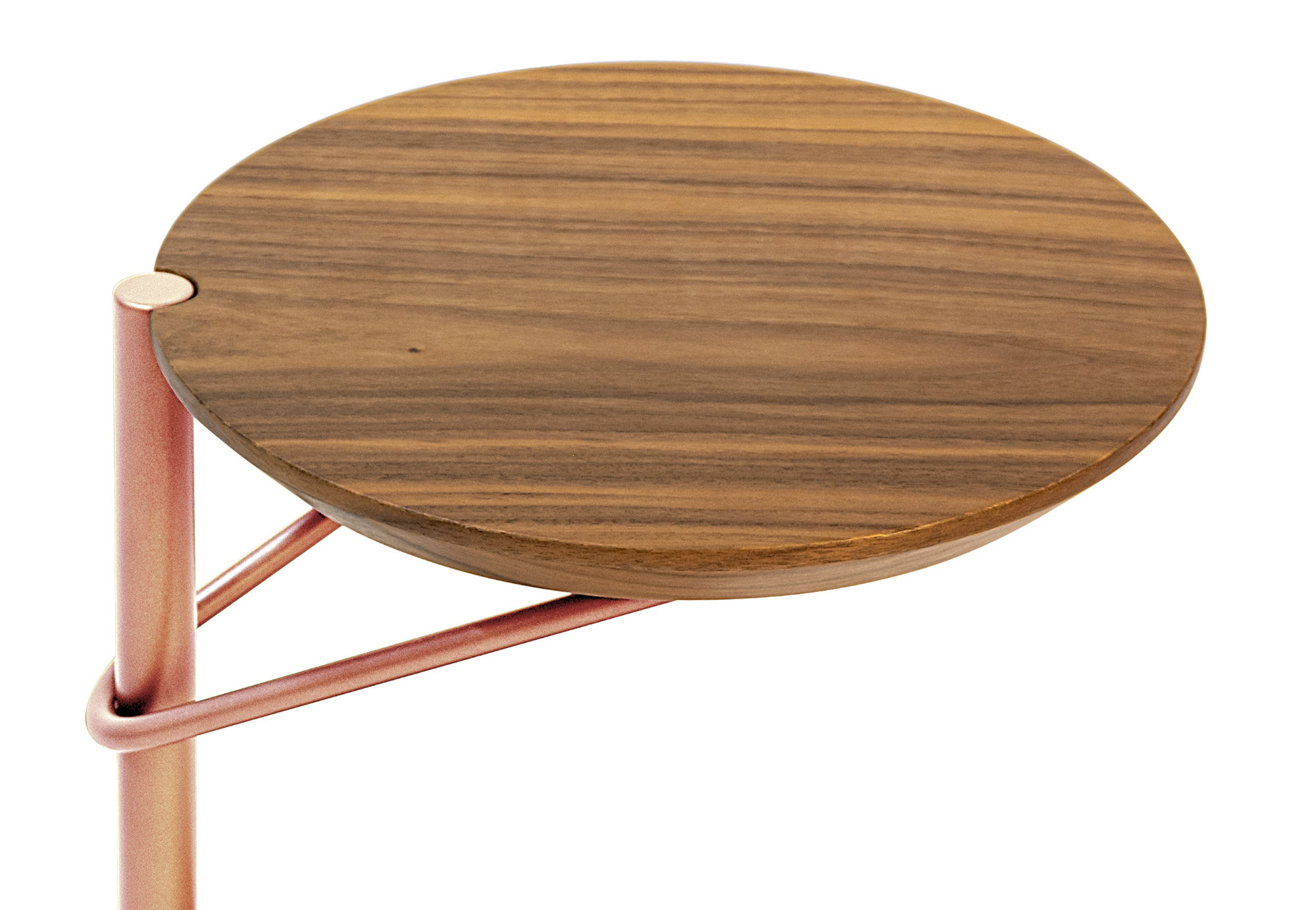 Mesa Lateral Tyr - Natural e Cobre - image 1