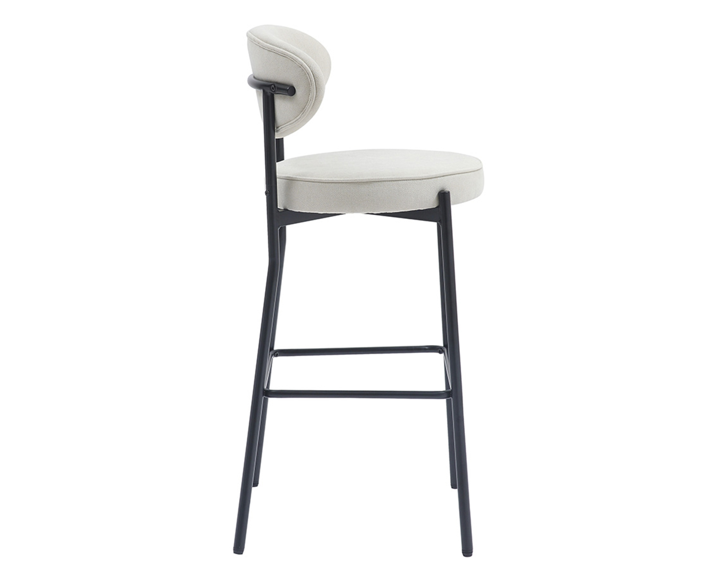 Banqueta Eva Tecido Off White image number 2