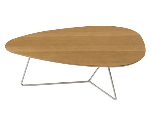 Mesa De Centro Cairo Laminado Castanho - image 1