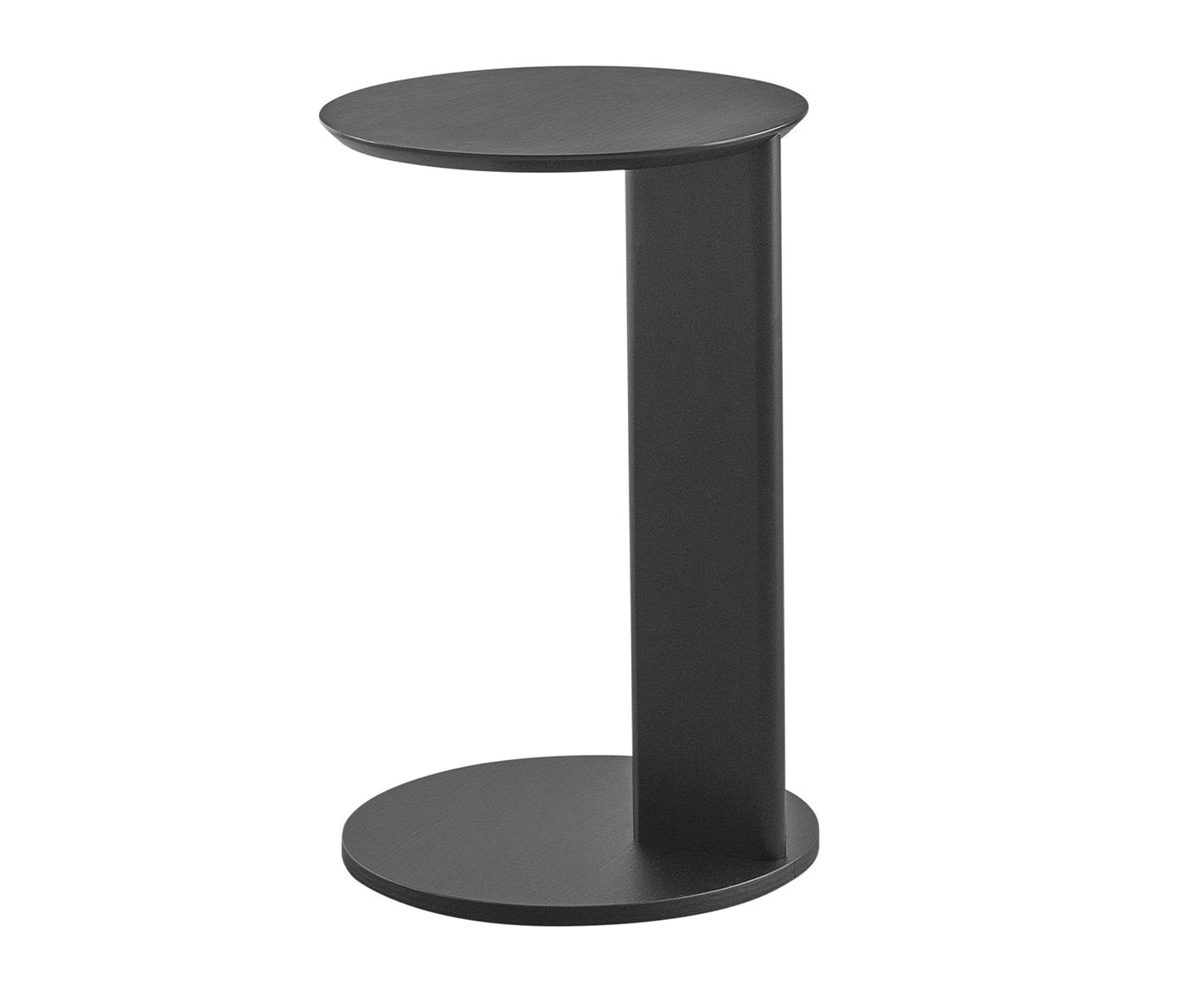 Mesa Lateral Apoio Sof&aacute; Org&acirc;nica Chanfrada Nero e Preto - image 1