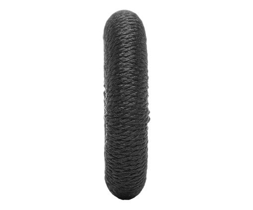 Jogo de An&eacute;is para Guardanapo Tress&ecirc; Preto image number 2