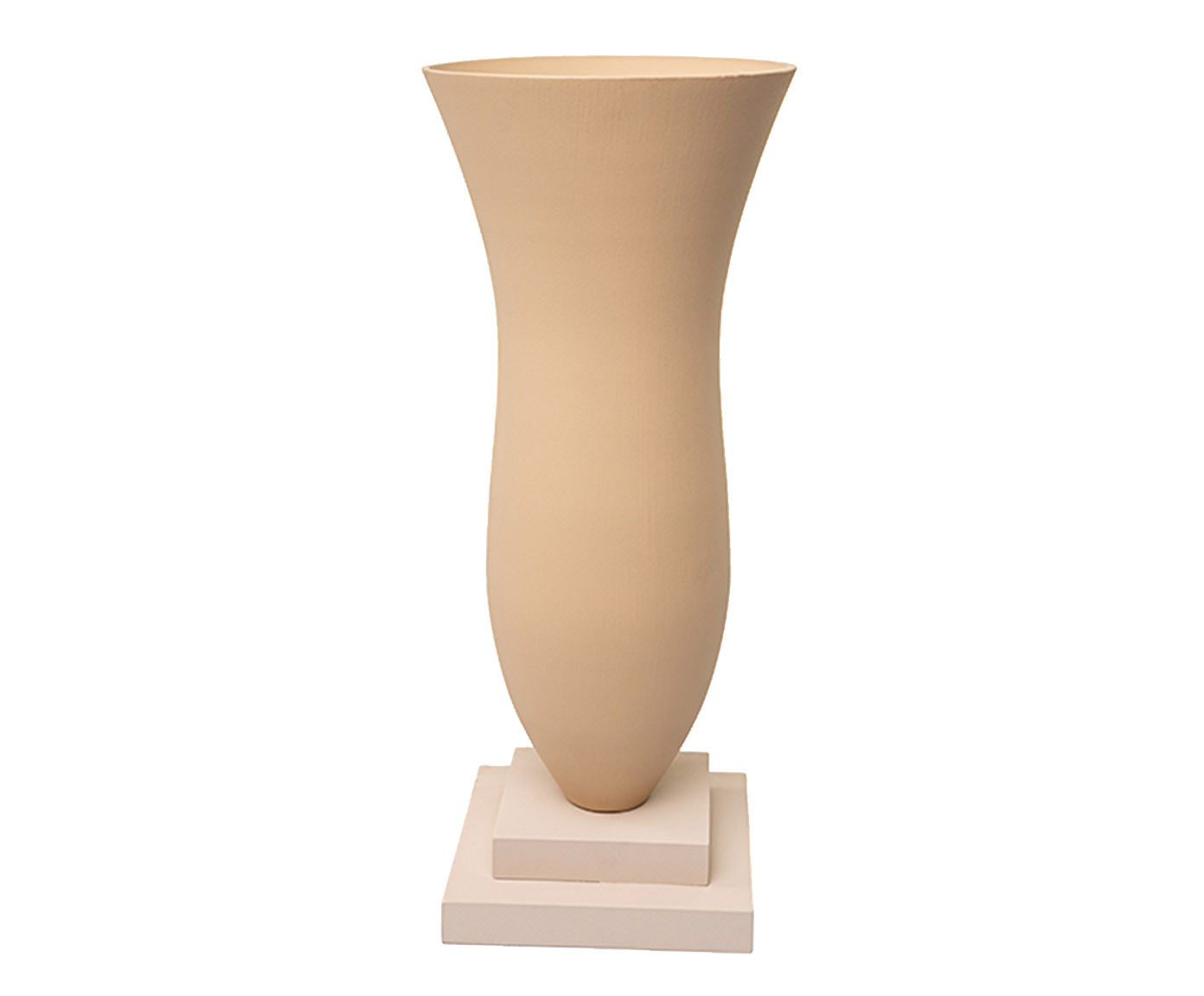 Vaso C&aacute;lice Cajaty com Base Bege image number 0