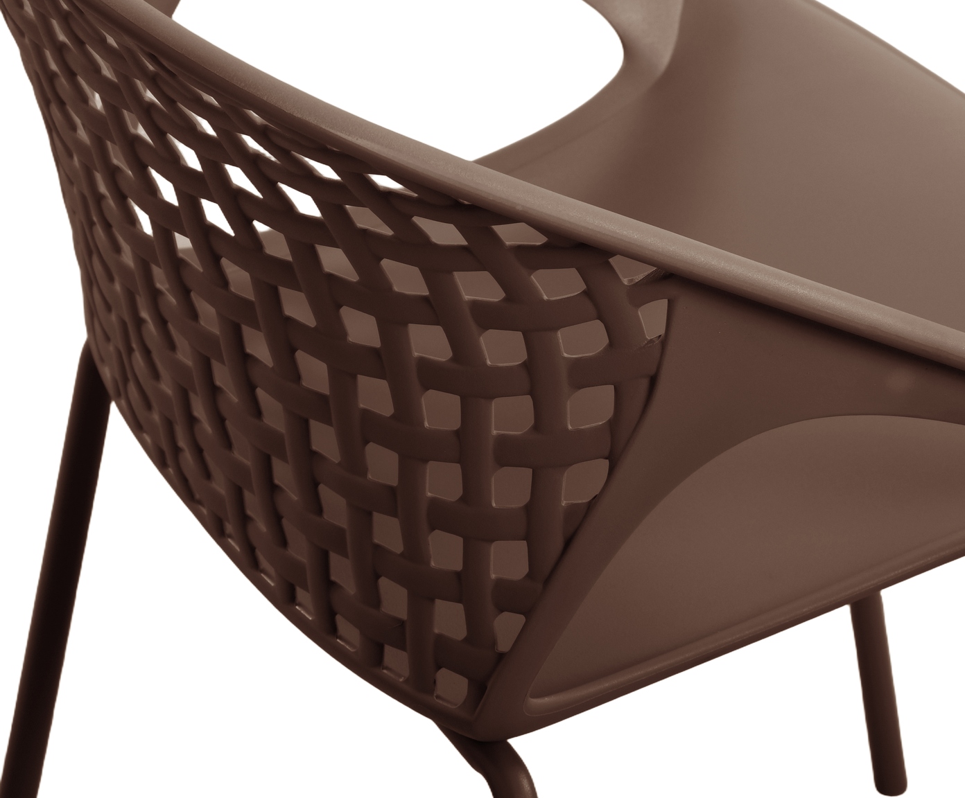 Cadeira Oceana Marrom Chocolate image number 4