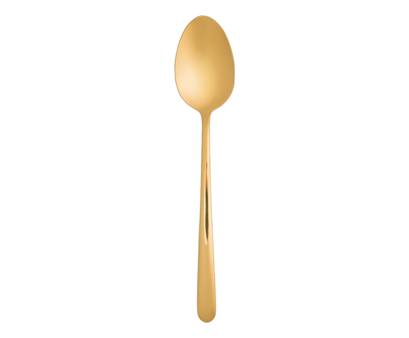 Jogo de Colheres para Mesa em A&ccedil;o Inox Viena Dourado image number 0
