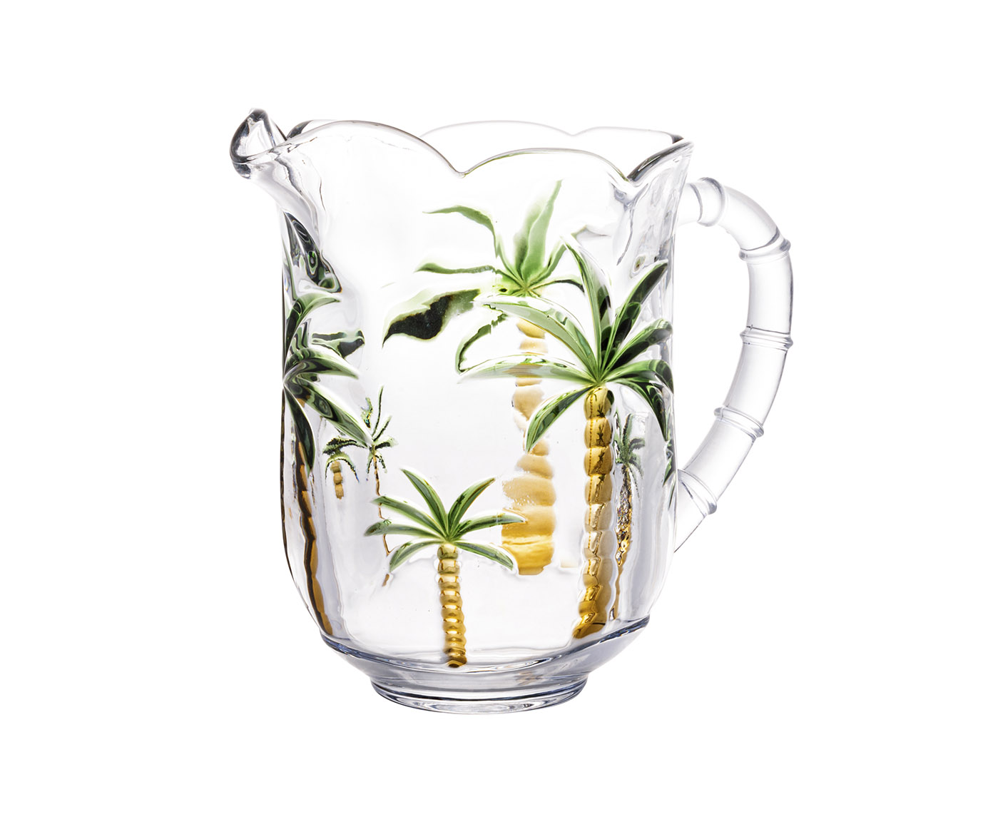 Jarra Palm Hand Painting Verde image number 1