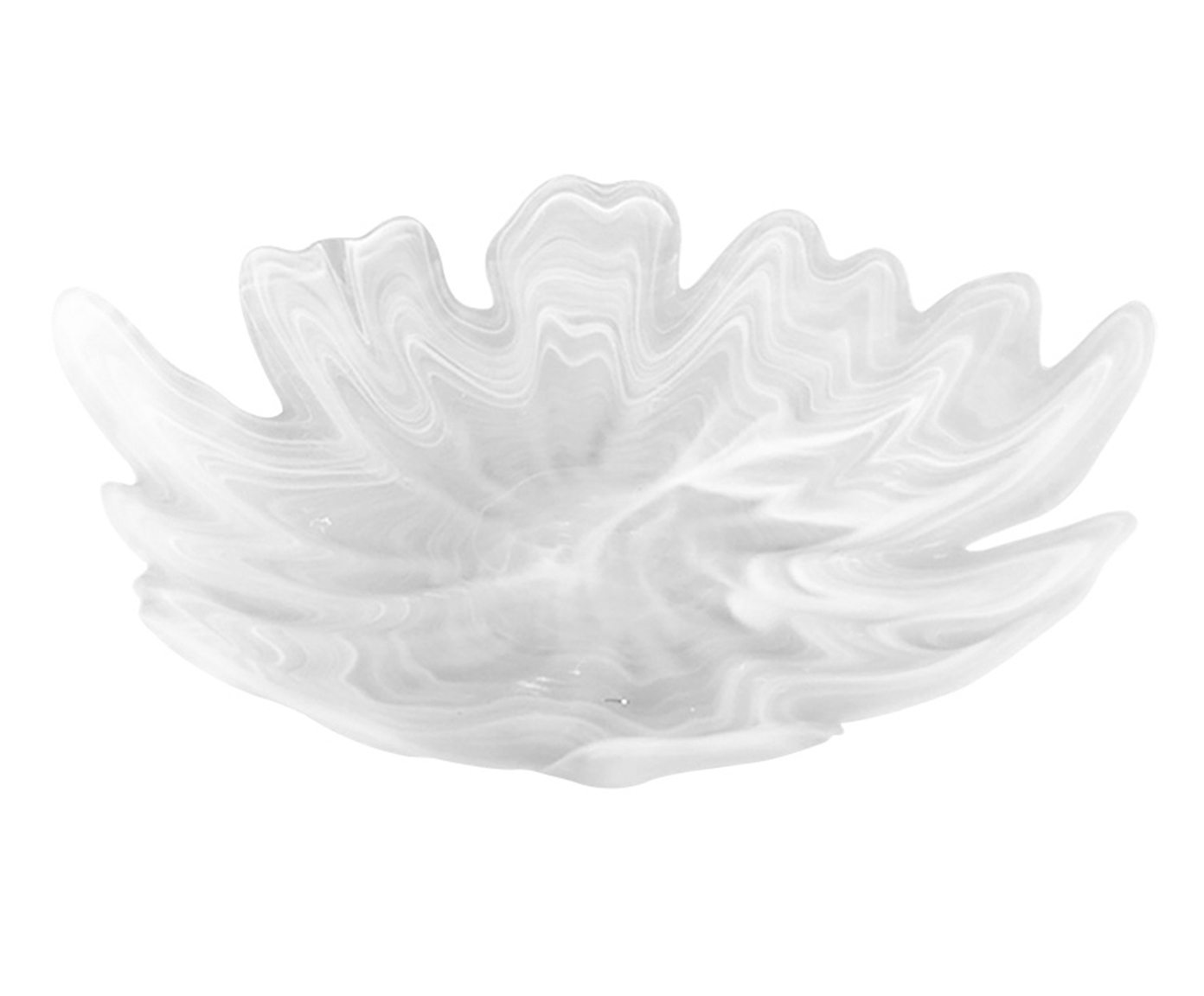 Centro de Mesa Fogliame Branco Fosco - image 0