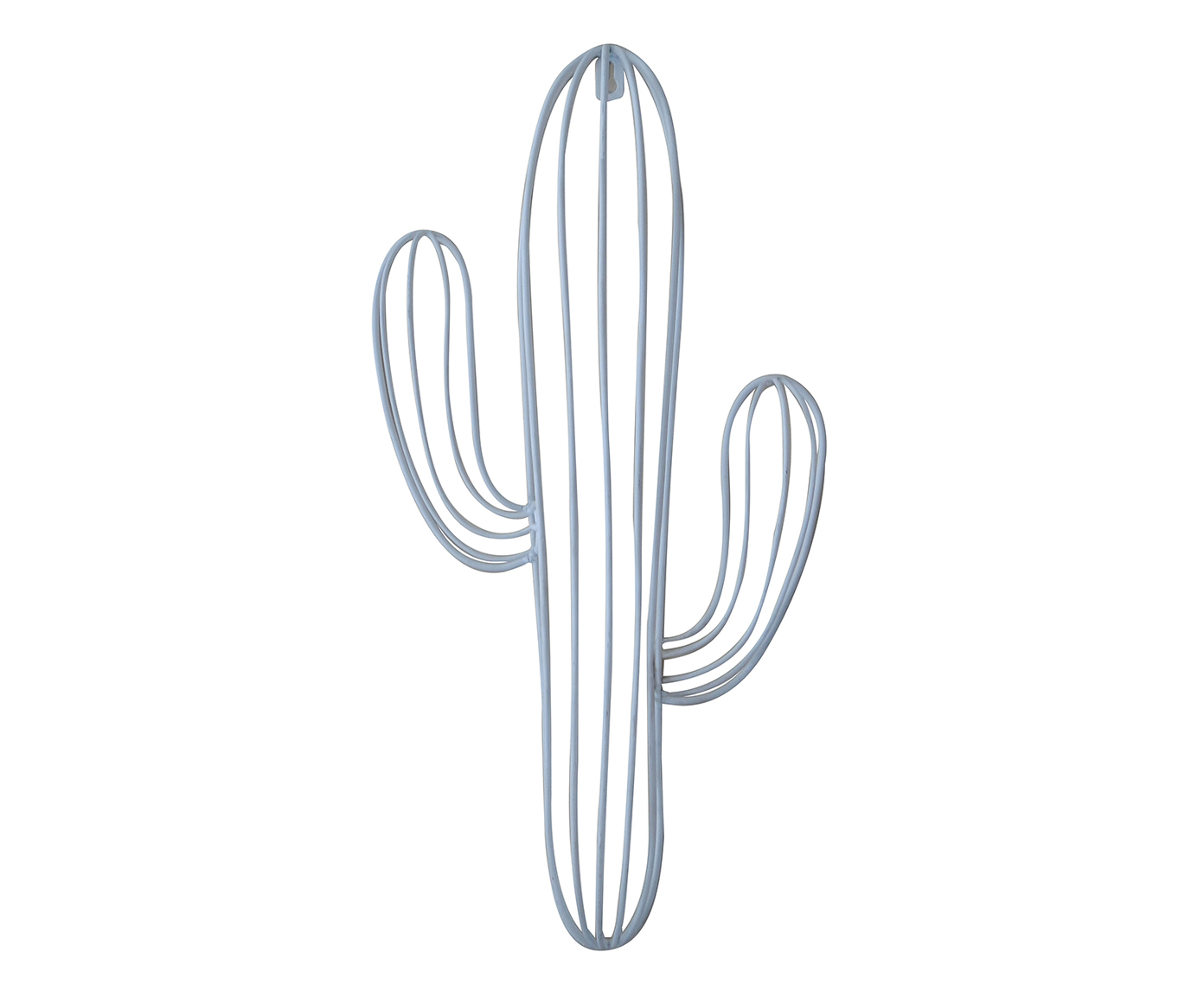 Adorno de Parede Cactus Branco image number 0