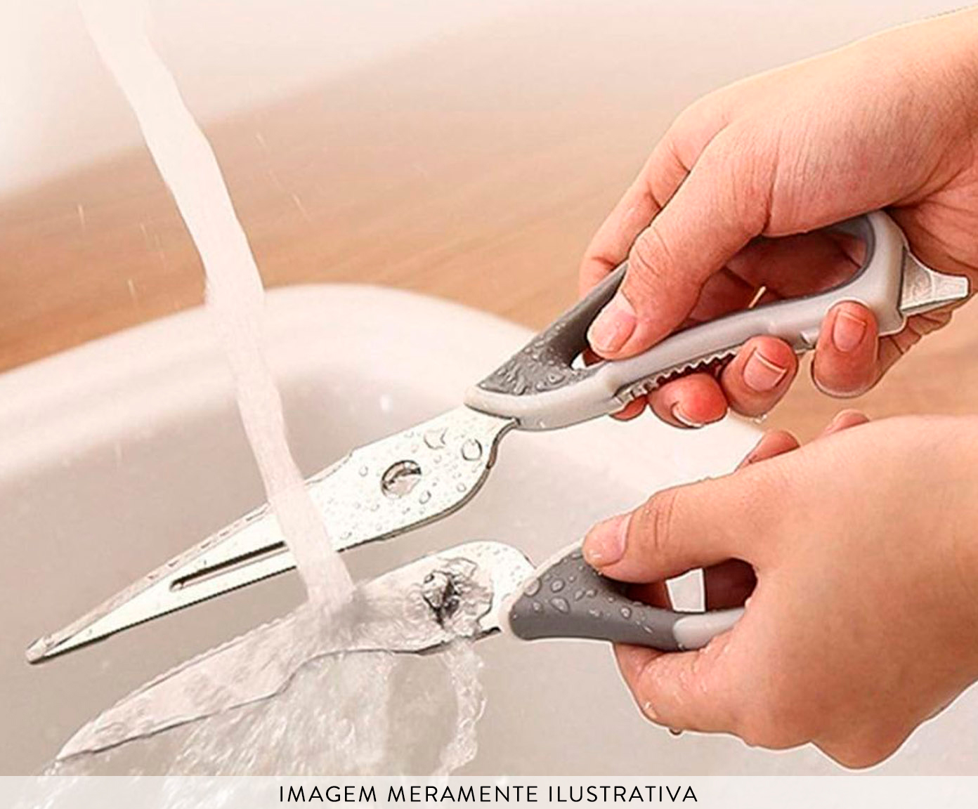 Tesoura para Cozinha Multifuncional Erlian image number 3