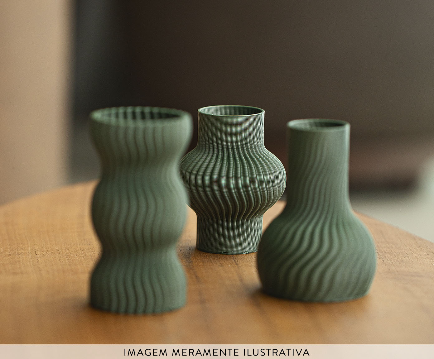 Mini Vaso Onda 2 Verde image number 7