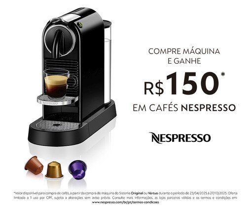 Cafeteira Nespresso Citiz Black - 110V image number 6