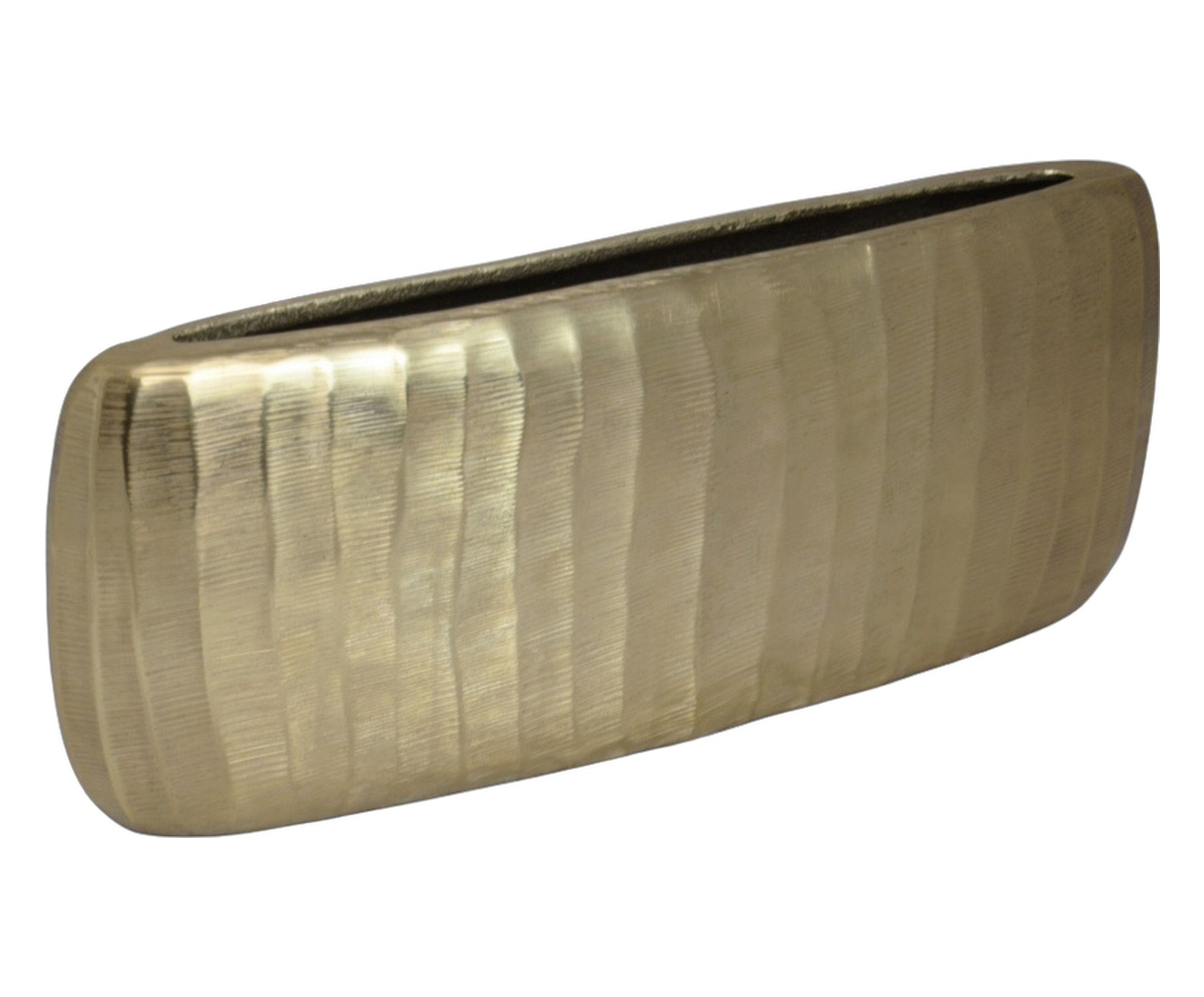 Floreira Decorativa Linear Dourado - image 0