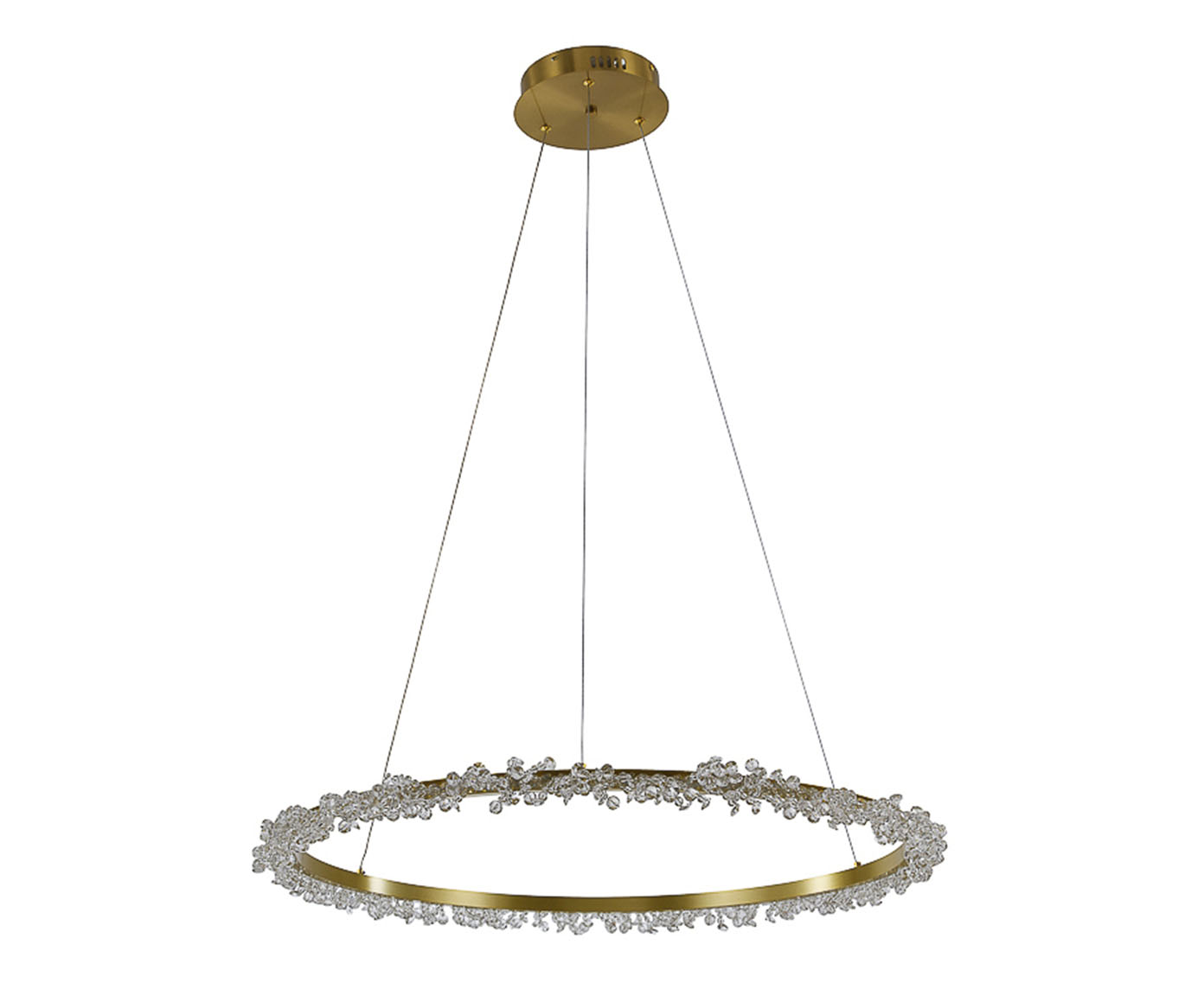 Pendente em Led 37W Aster Dourado image number 0