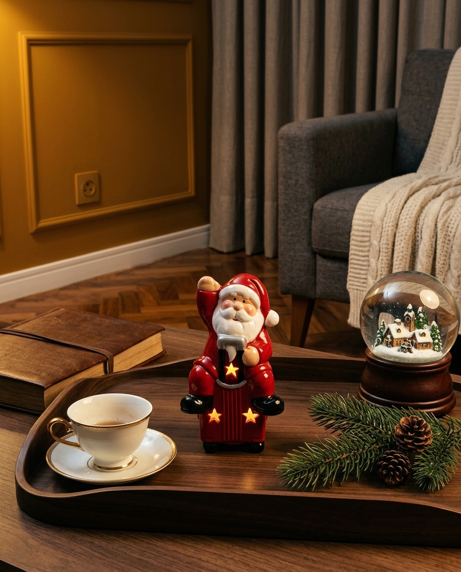 Papai Noel Decorativo com Luz Estrela do Norte image number 3