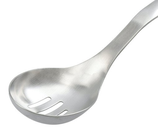 Esp&aacute;tula Premium Slotted Spoon Brushed image number 2
