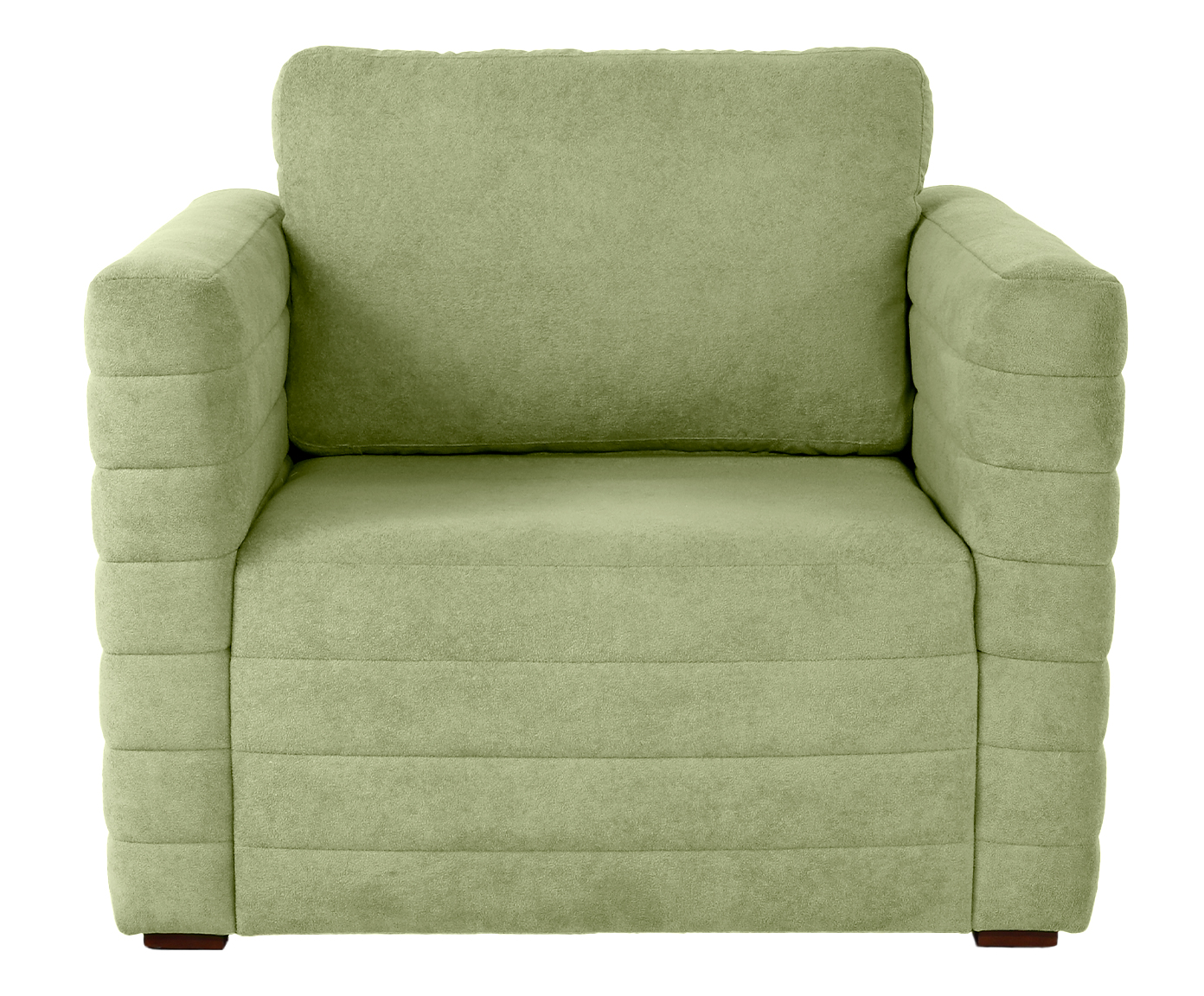 Poltrona Gom em Boucle aveludado image number 2