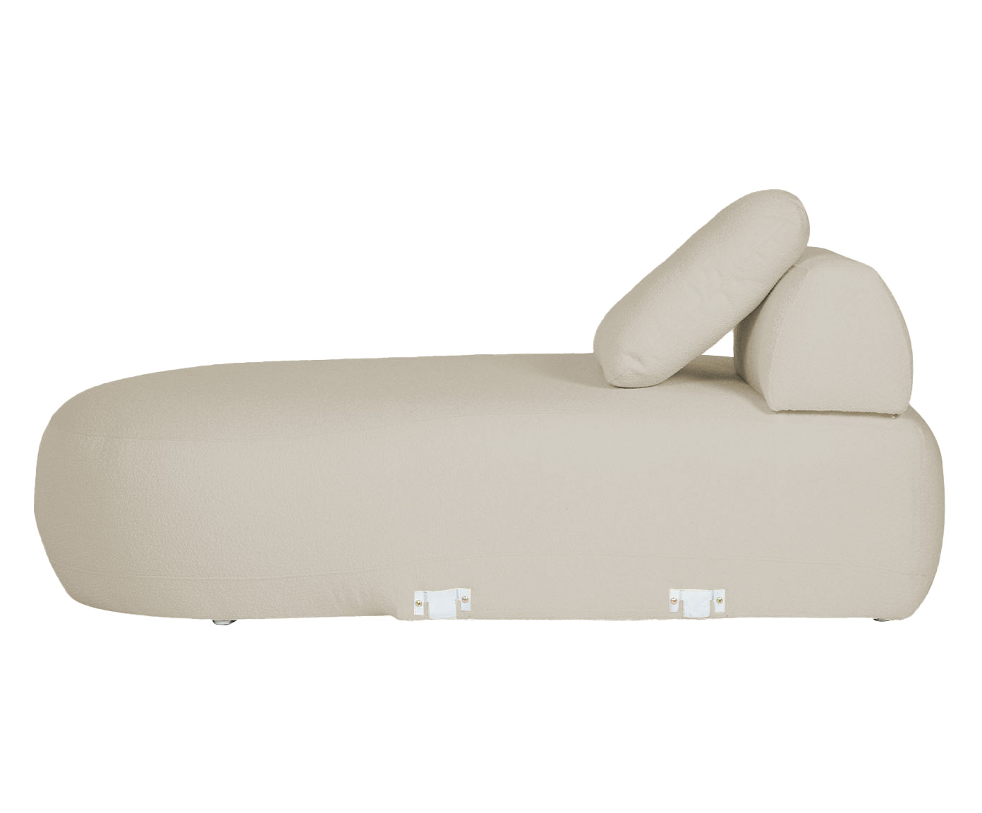 Sof&aacute; M&oacute;dulo Chaise Esquerdo Laguna by Elle - Boucle Bege image number 3