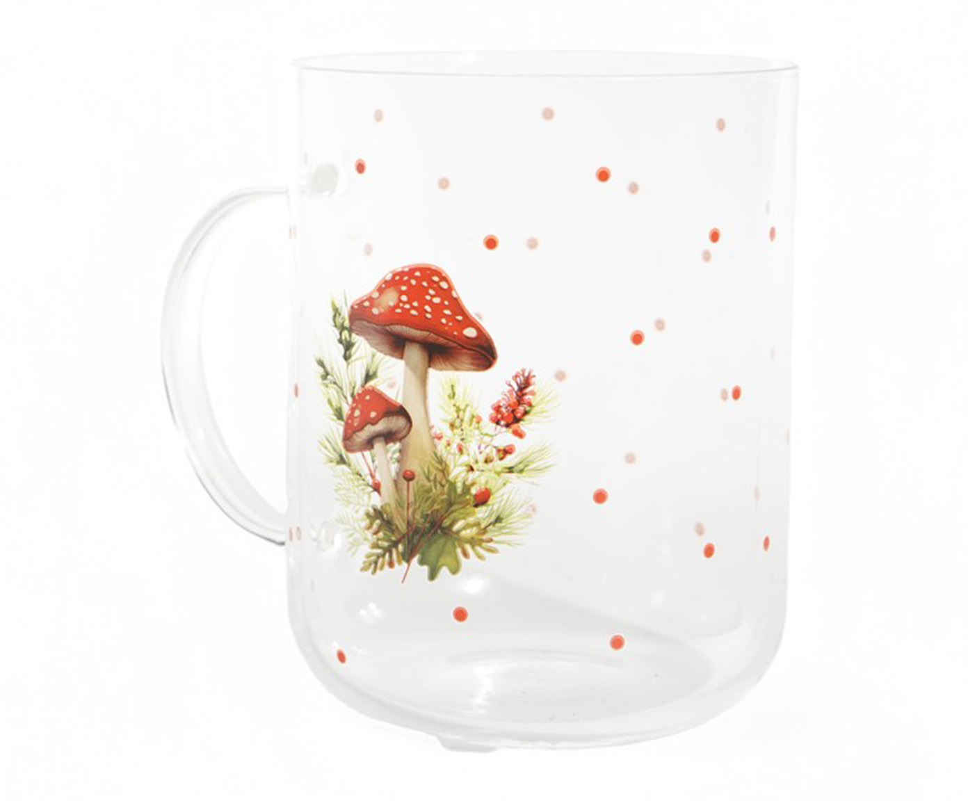 Caneca Natalina Cogumelos Po&aacute; image number 2