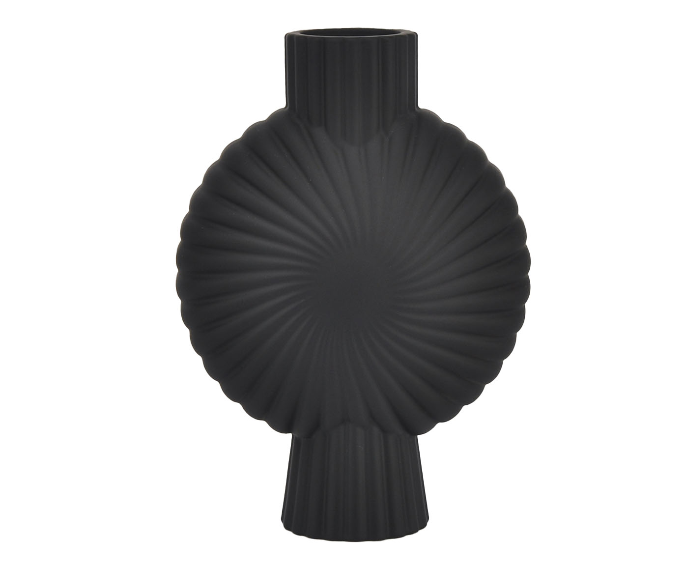 Vaso em Cer&acirc;mica Baiacu Preto - image 0
