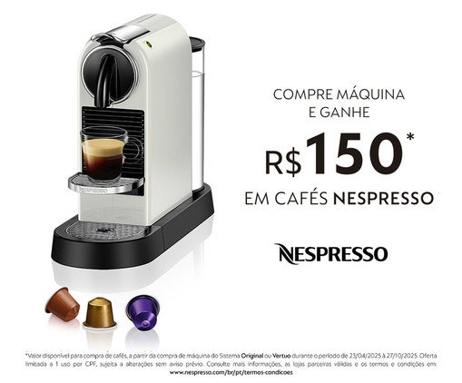 Cafeteira Nespresso Citiz White - 110V image number 6