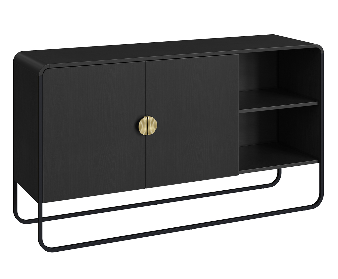 Balc&atilde;o Buffet Luna III - Nero image number 2