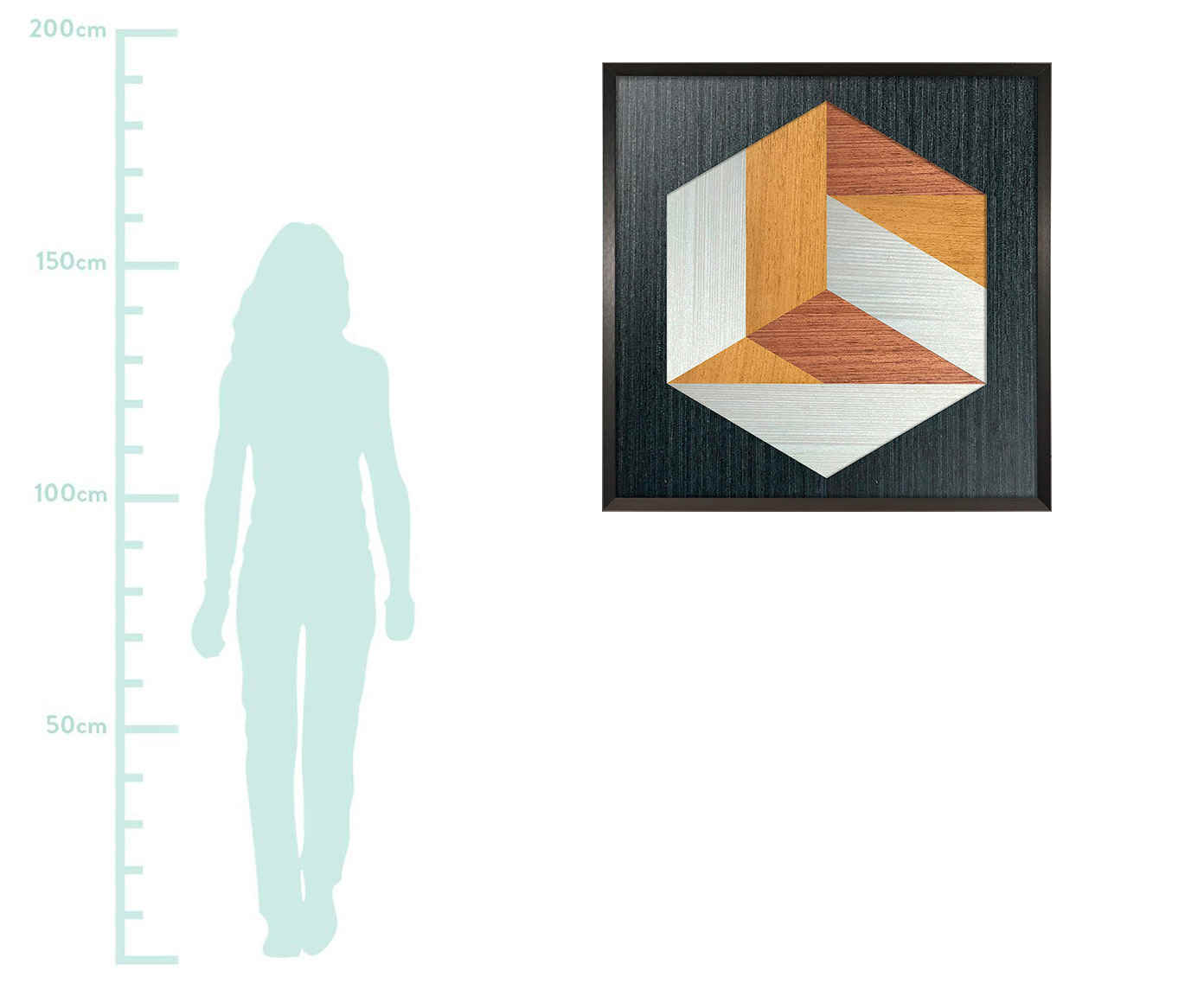 Quadro Hexa Wood l image number 1