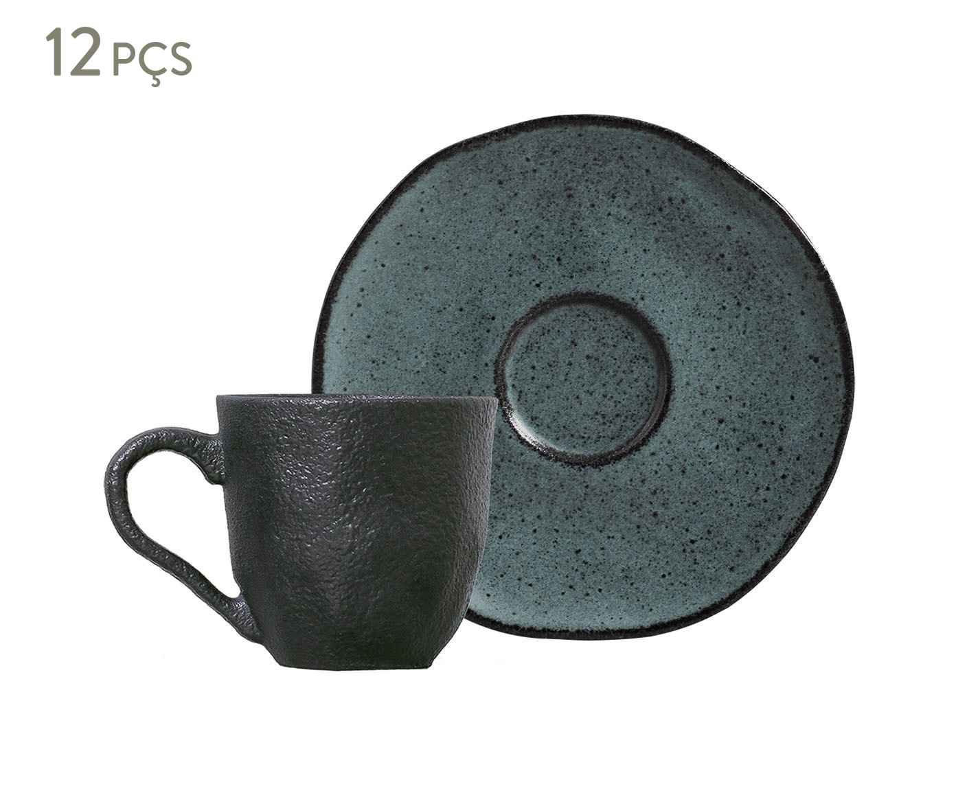 Jogo de X&iacute;caras para Caf&eacute; Org&acirc;nico Petroleum Azul - image 0