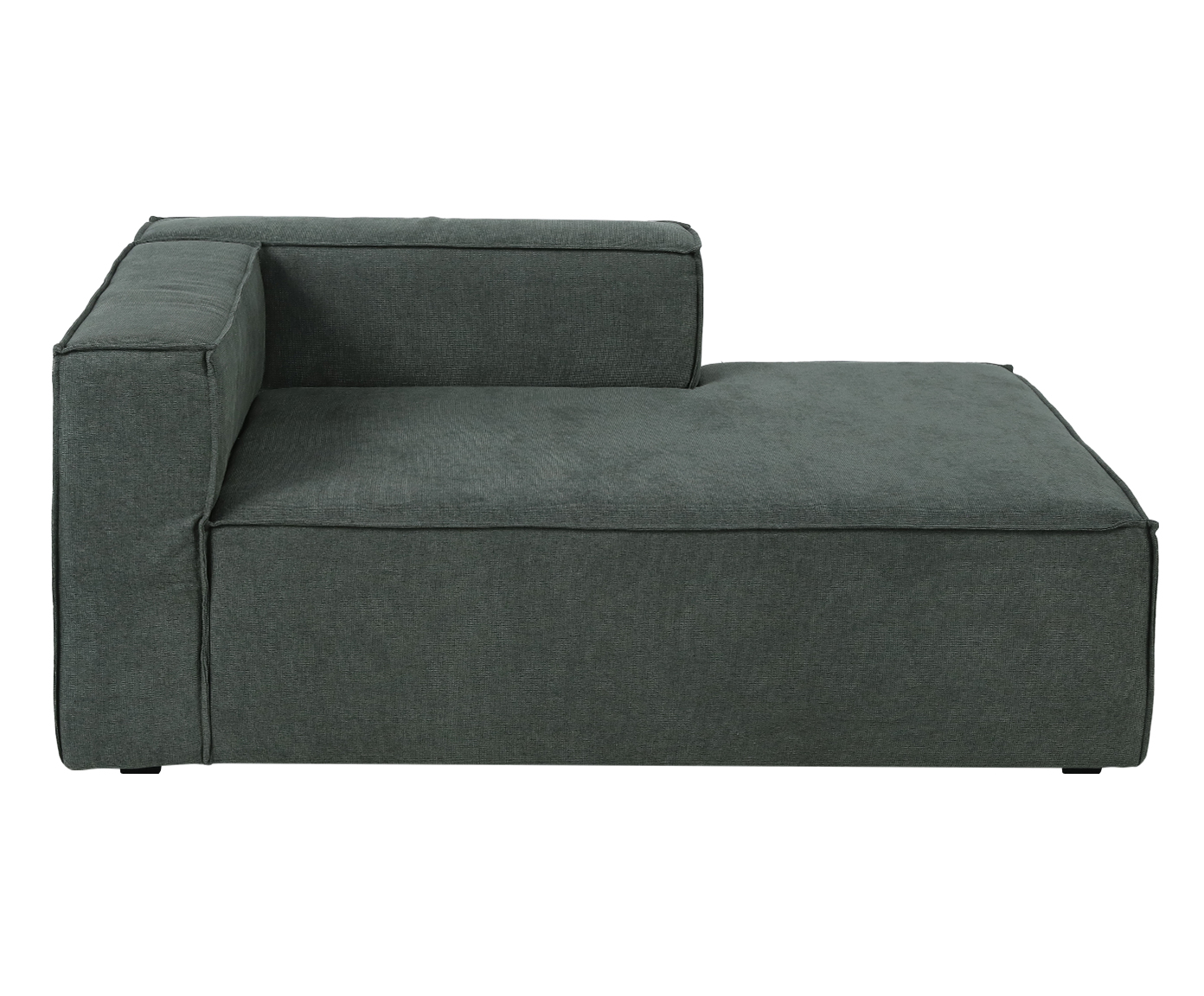Sof&aacute; m&oacute;dulo com Chaise Direito Mensa Verde - Especial BAB - image 1