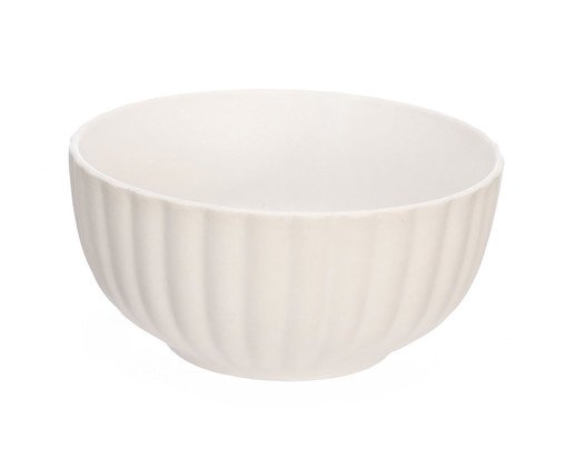Bowl de Cer&acirc;mica Bella Branco image number 0