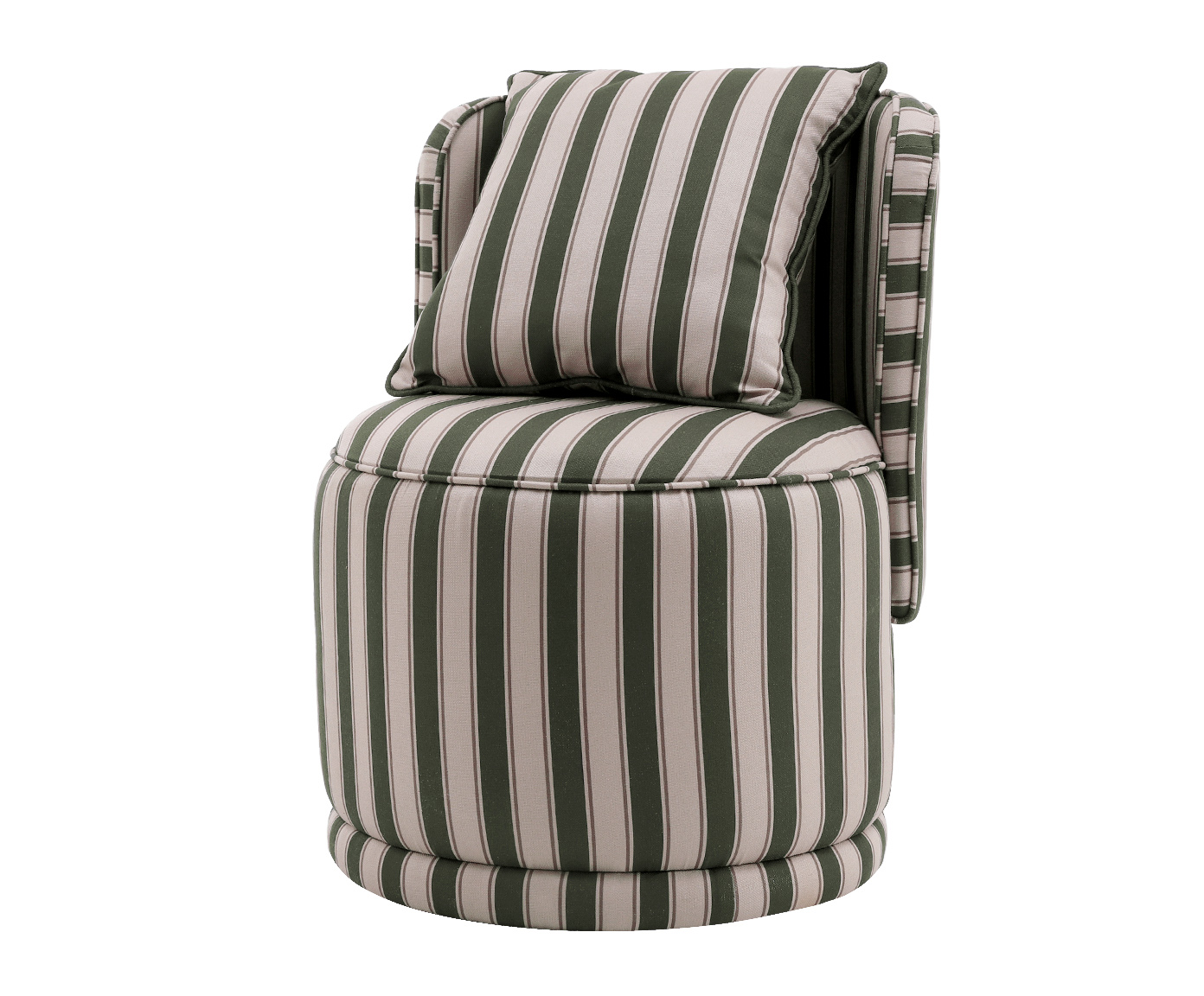 Poltrona Estampada Listras Verde image number 4