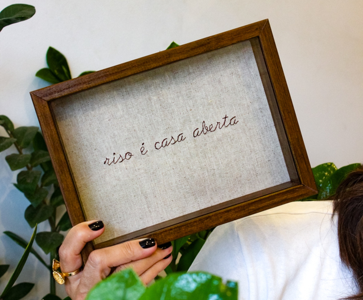 Quadro Decorativo "Riso &eacute; Casa Aberta" image number 3