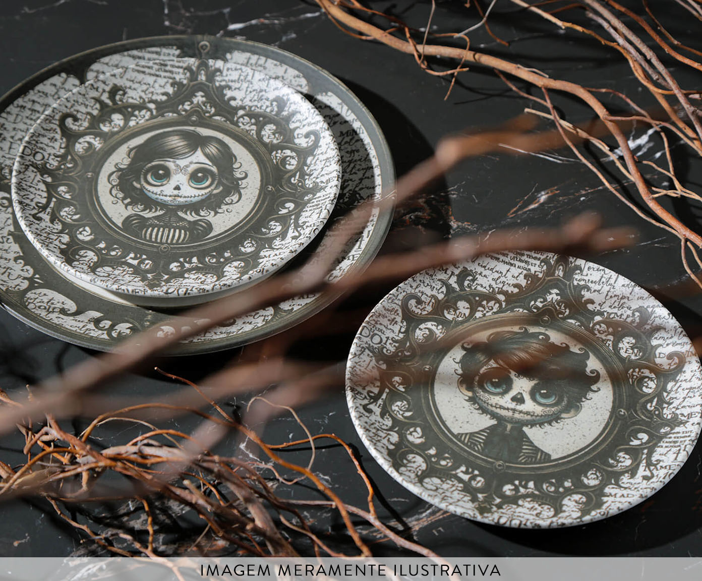 Jogo de Pratos Raso Grimm - image 1