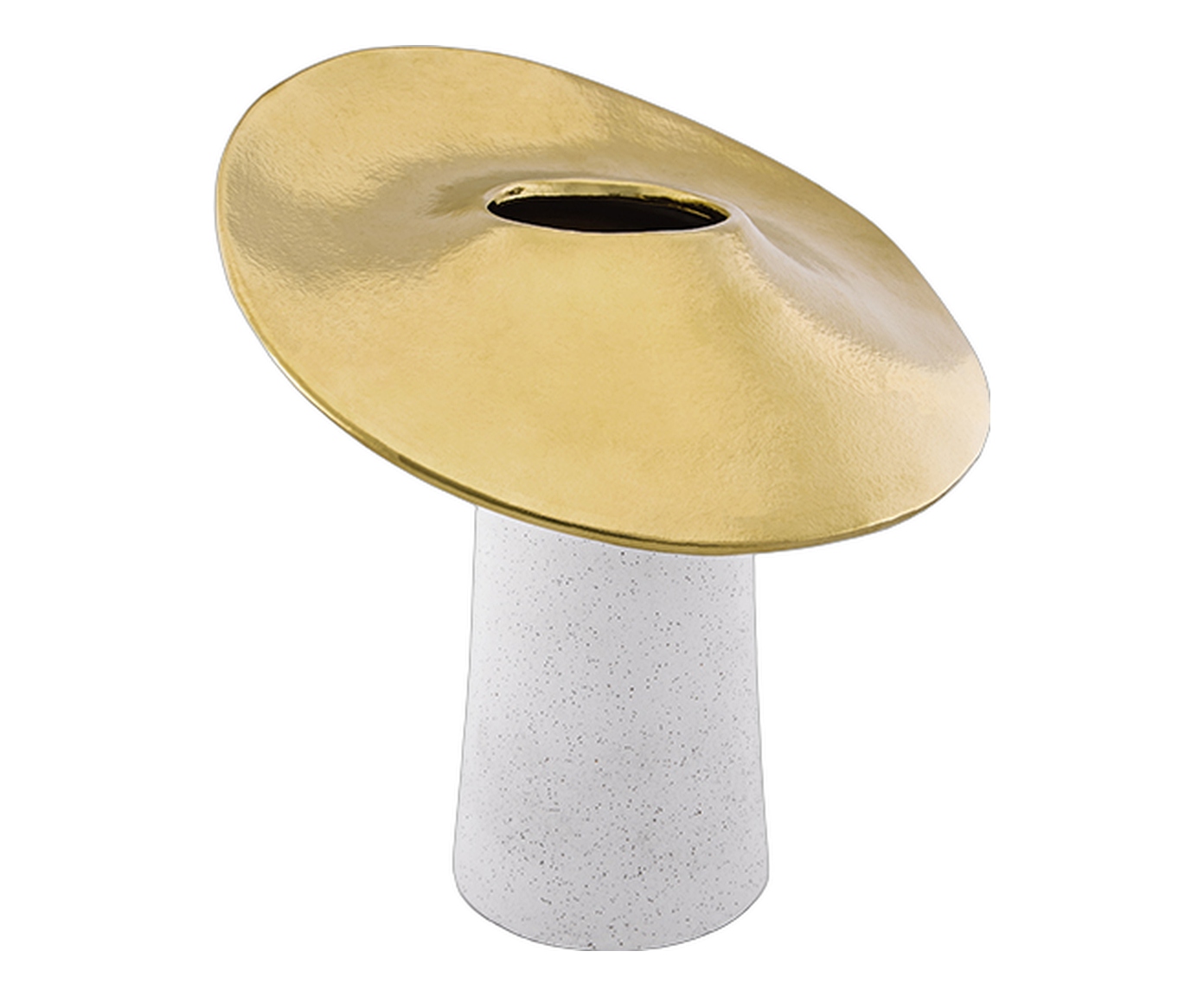 Vaso Chapeu Dourado I image number 0