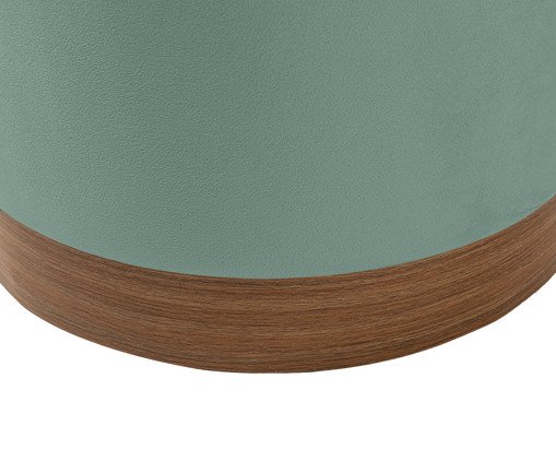 Puff em Veludo Harlow Pequeno Verde Menta image number 4