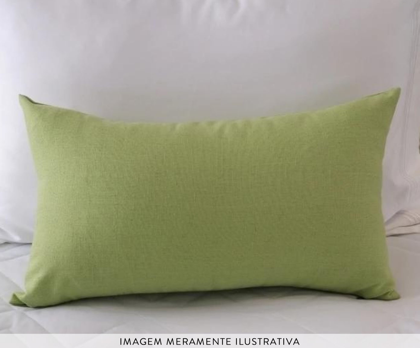 Almofada em Linho Limon Verde - image 1