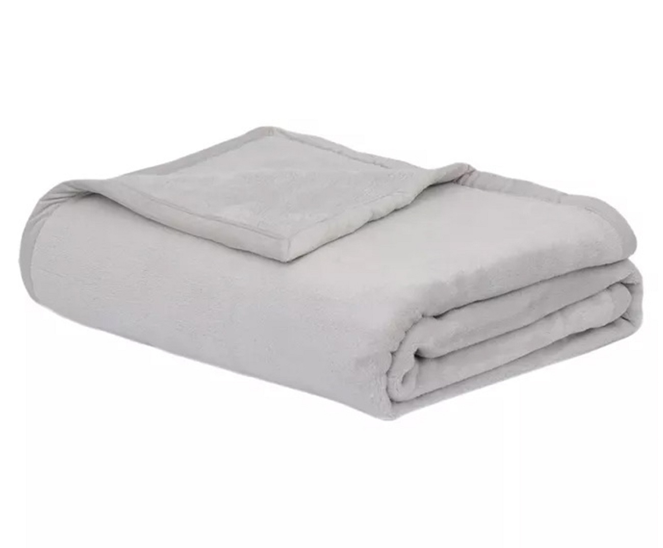 Cobertor Soft Raschel Cinza 340G/M&sup2; - image 1