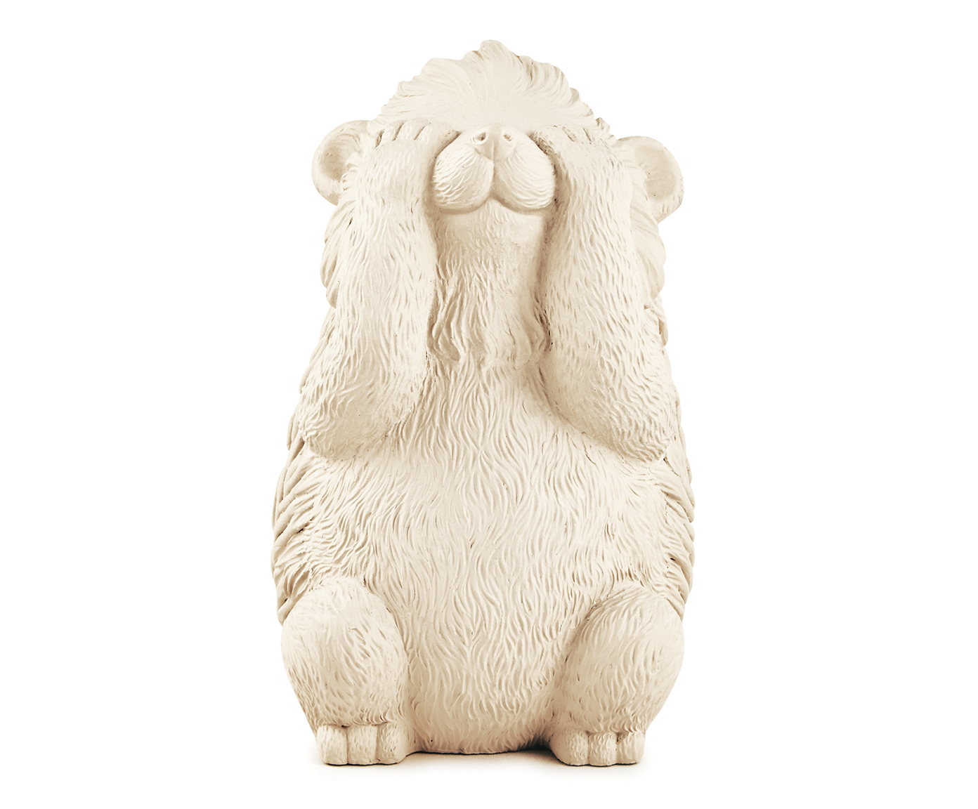 Escultura em Cimento Esquilo - Branco - image 1