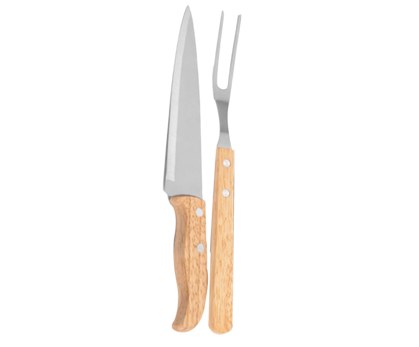 Jogo de Garfo E Faca em Inox E Bambu Rhea - image 0