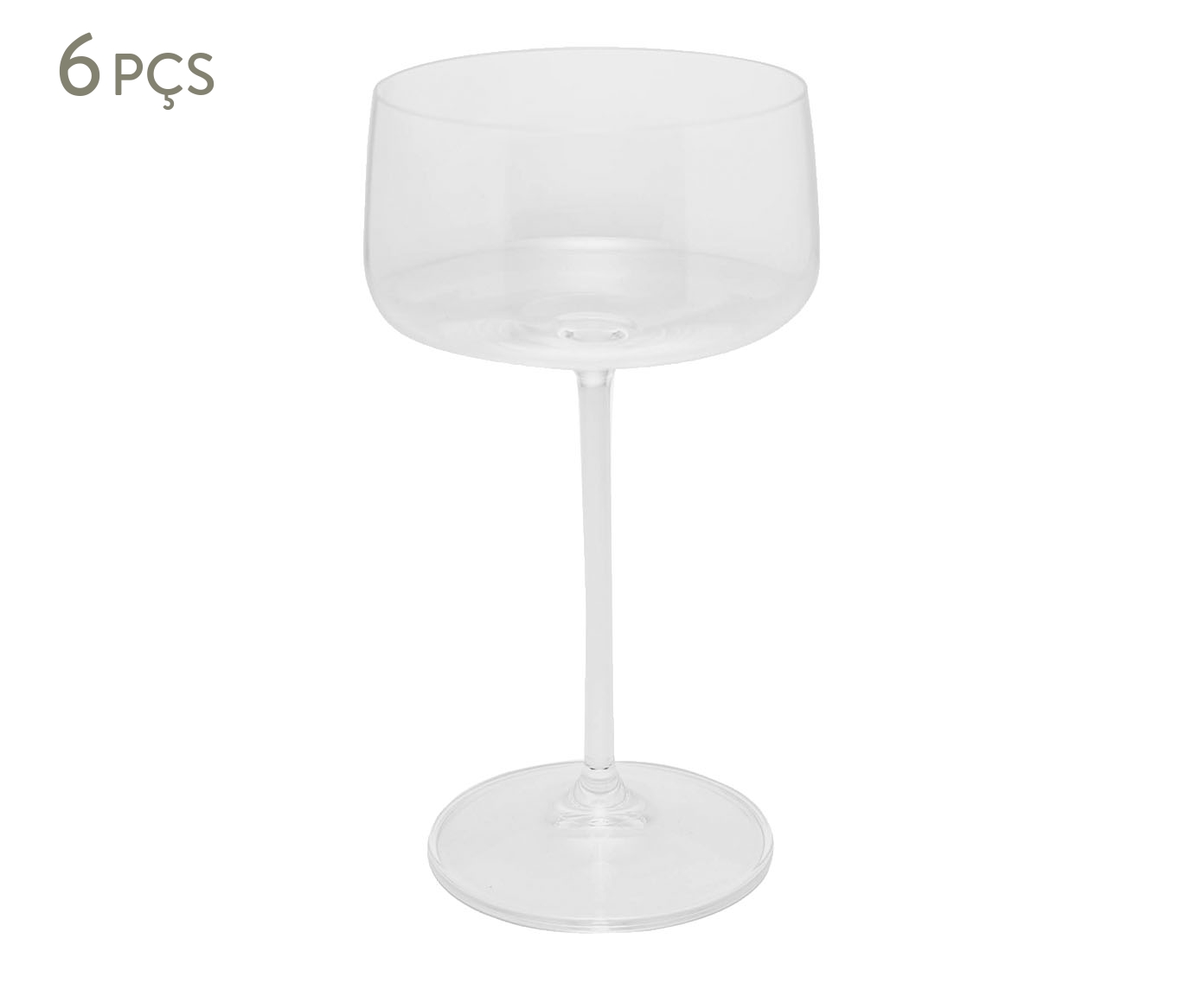 Jogo de Ta&ccedil;as em Cristal Coupe Alex - image 0