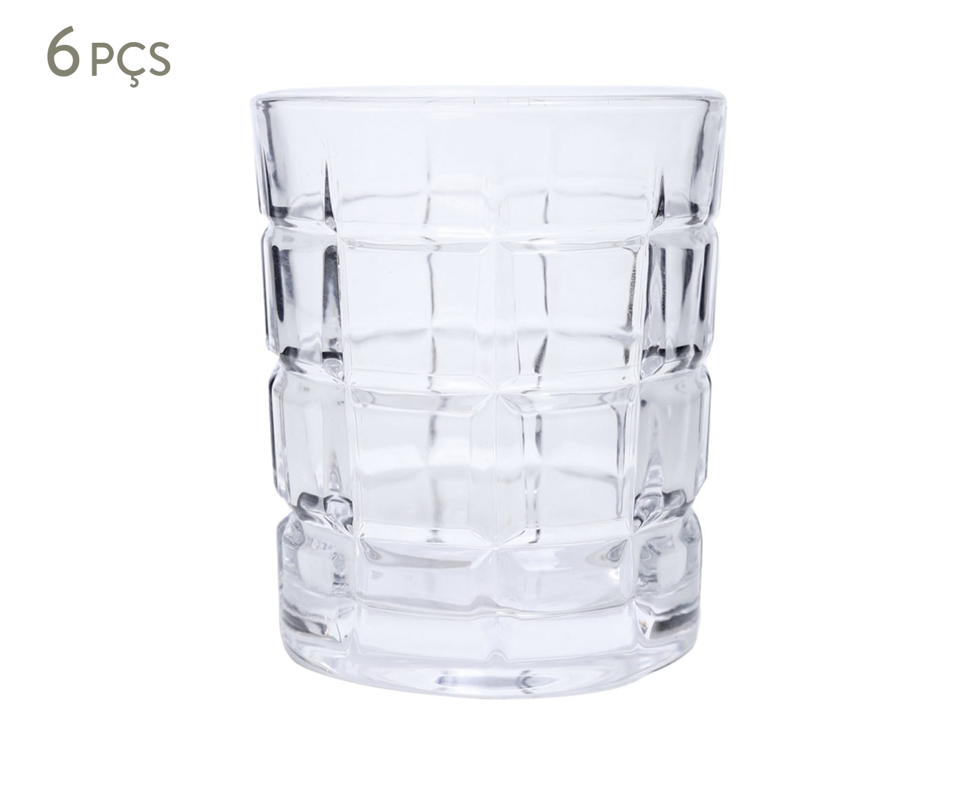Jogo de Copos Whisky Vidro Incolor I - 310ml - image 0