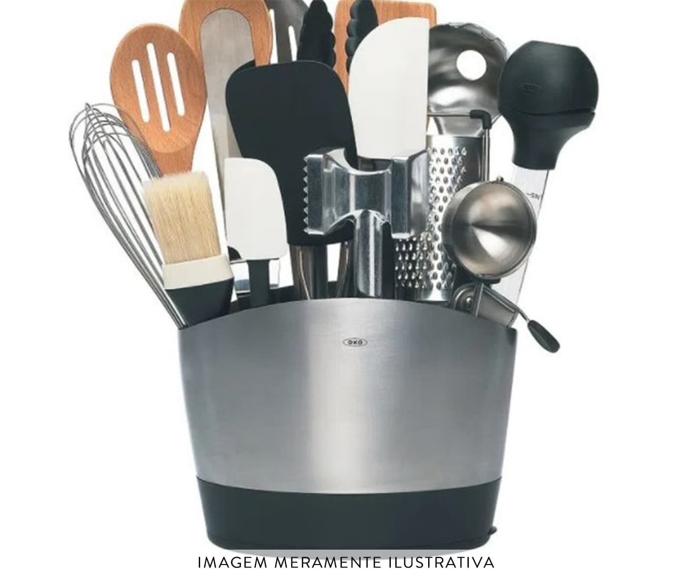 Porta-Utensilio em Inox Pacsi image number 1