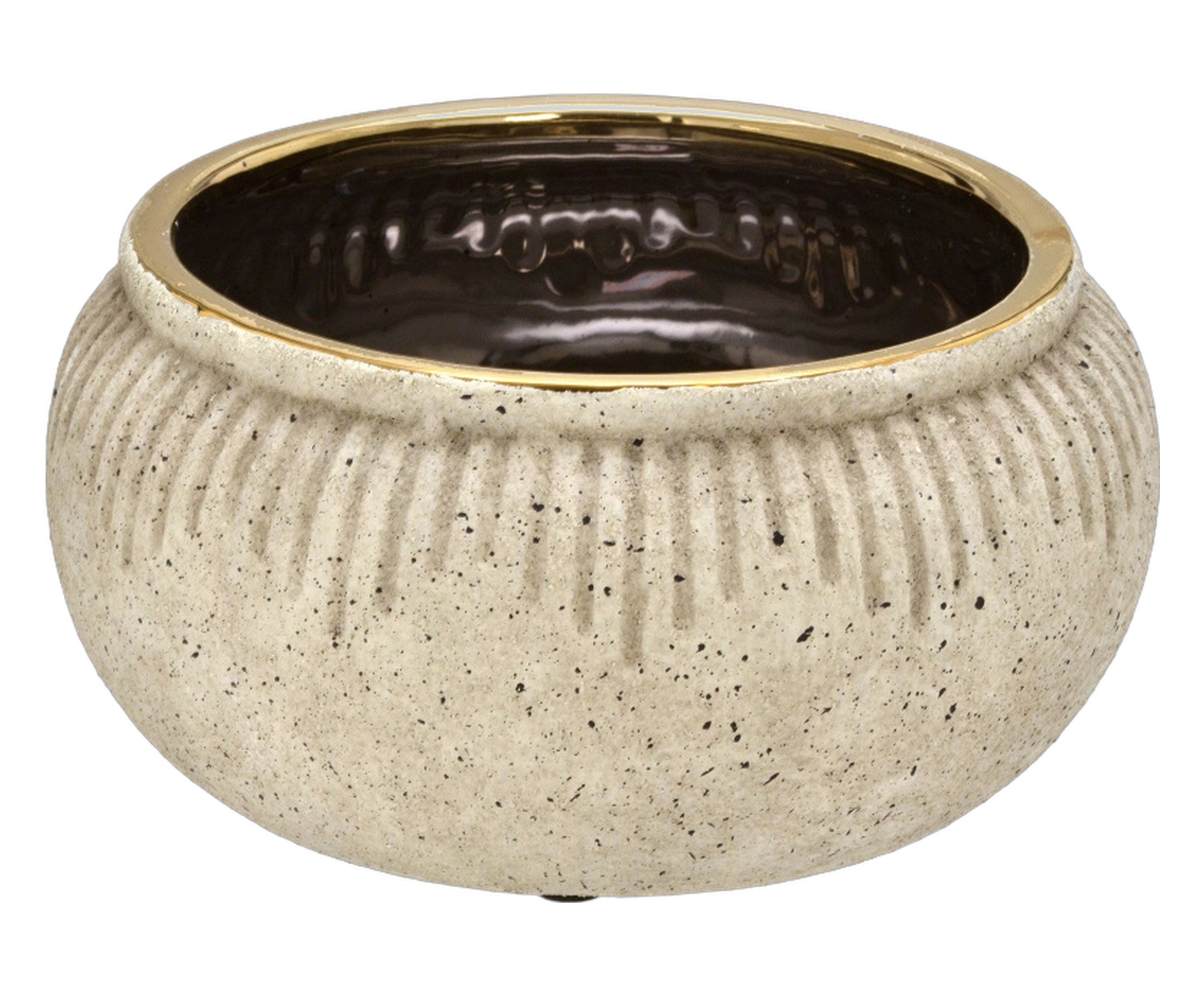 Vaso Decorativo Calyx Cinza image number 0